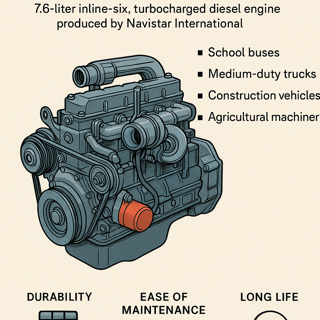 International 7.6L DT466 Oil Capacity