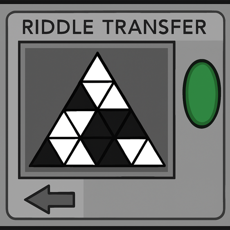 Riddle Transfer Triangle Puzzle